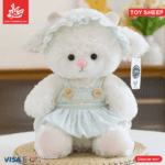 ⁦1Pc Random – Plush Toy Sheep Pajama – 25cm⁩ - الصورة ⁦4⁩