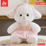 ⁦1Pc Random – Plush Toy Sheep Pajama – 25cm⁩ - الصورة ⁦5⁩