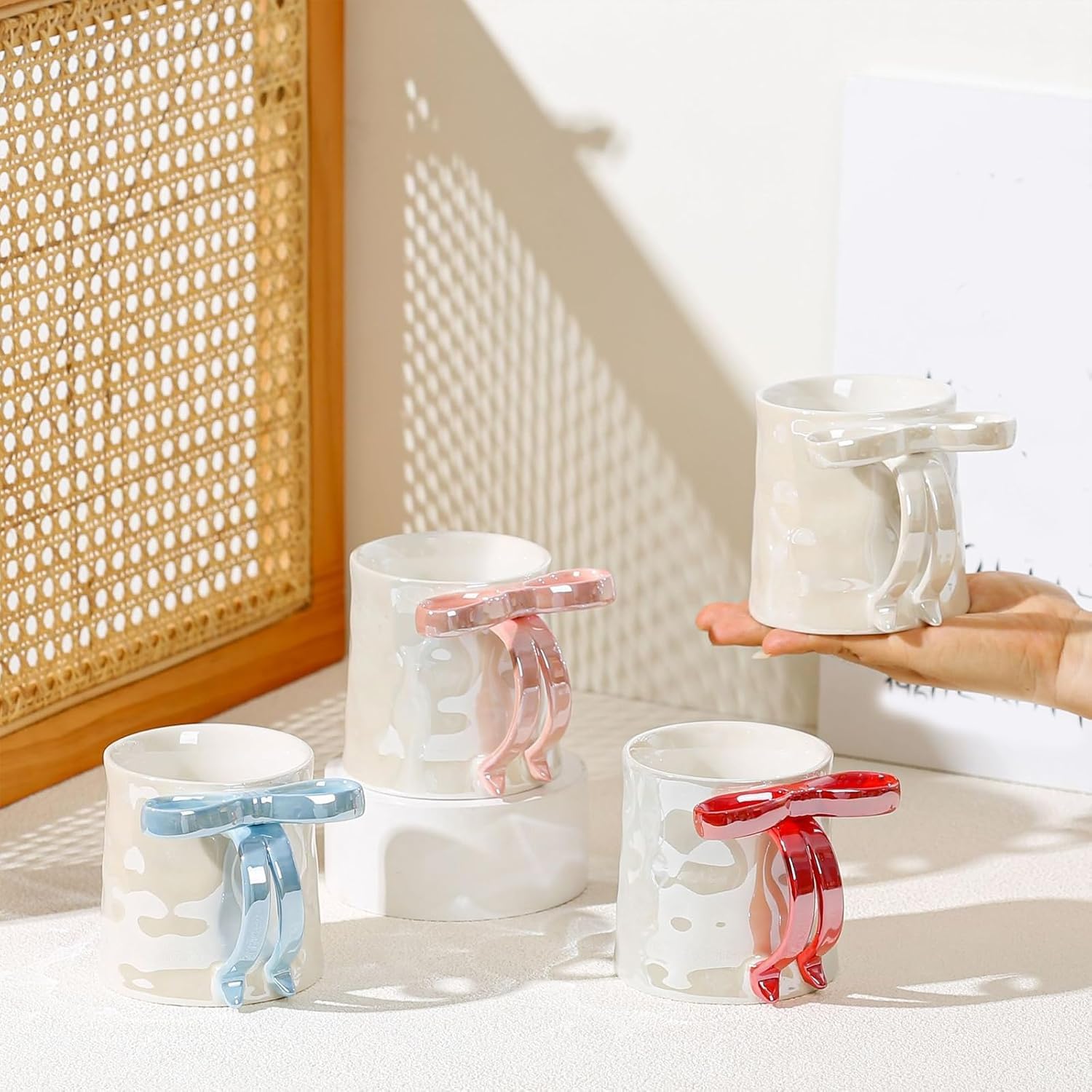 711dukaNdaL._AC_SL1500_ 1Pc Random Ceramic Mug with Ribbon Handle - 350ml - الصورة 1