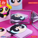 ⁦1Pc Random – 3D Makeup Mirror – Powerpuff⁩ - الصورة ⁦2⁩