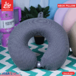 Cushion Neck Pillow - Dots Gray