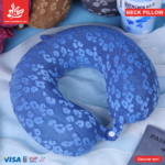 Cushion Neck Pillow - Tiger Blue
