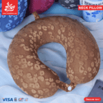 Cushion Neck Pillow - Tiger Brown