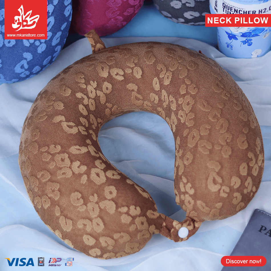 85 Cushion Neck Pillow - Tiger Brown - الصورة 1