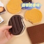 ⁦1Pc Random - Mini Notebook Cookie & Waffle (Scented Chocolate)⁩ - الصورة ⁦2⁩