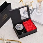 Creative Pearl Necklace Jewelry With Rose Gift Box and Gift Bag