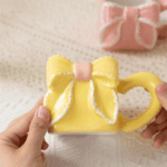 ⁦1Pc Random - Ceramic Mug Square Bow - 350ml⁩ - الصورة ⁦4⁩