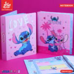 1Pc Random - Notebook Stitch Pink 22×27cm