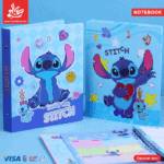 1Pc Random - Notebook Stitch Blue 22×27cm