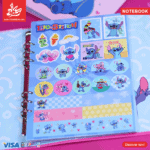 ⁦1Pc Random - Notebook Stitch Blue 22×27cm⁩ - الصورة ⁦3⁩