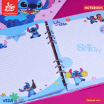 ⁦1Pc Random - Notebook Stitch Blue 22×27cm⁩ - الصورة ⁦5⁩