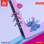 ⁦1Pc Random - Notebook Stitch Blue 22×27cm⁩ - الصورة ⁦6⁩