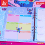 ⁦1Pc Random - Notebook Stitch Blue 22×27cm⁩ - الصورة ⁦8⁩