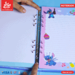 ⁦1Pc Random - Notebook Stitch Blue 22×27cm⁩ - الصورة ⁦4⁩