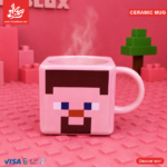 Mug Minecraft Creeper – Pink 300ml
