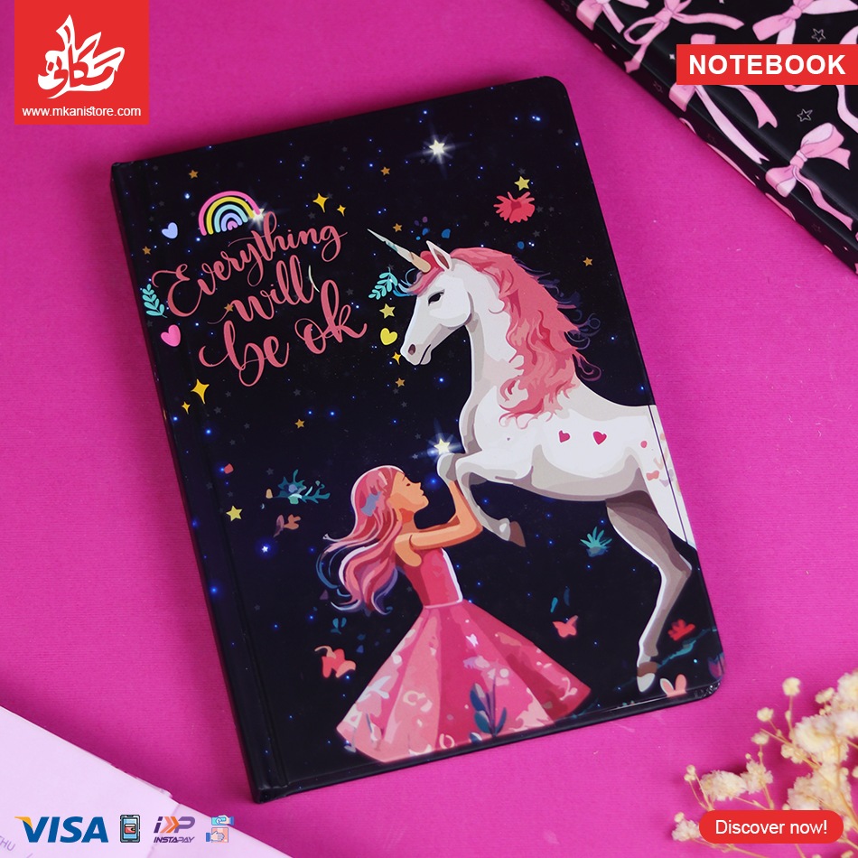 227 Notebook A5 - Everything will be OK - 150 Pages - الصورة 1