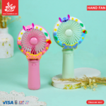 1Pc Random - Stitch Summer Hand Fan - 3 Speed - Battery Recharging