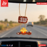Polymer Clay Swinging Car Charm - Chick