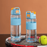 ⁦1Pc Random Acrylic Clear Water Bottle - Sports 680ml⁩ - الصورة ⁦6⁩