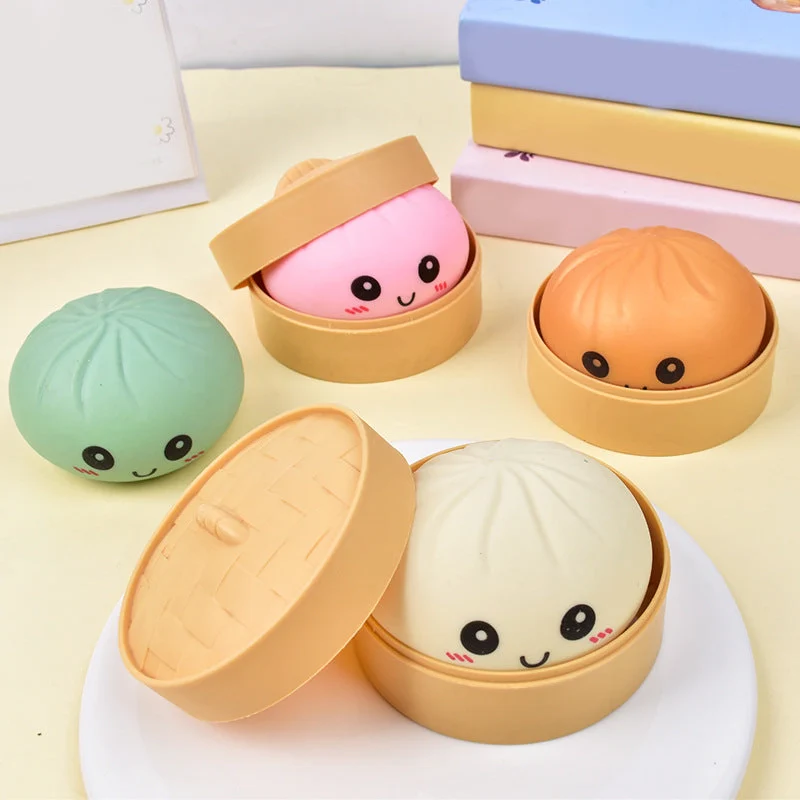 151 Dumpling Squishy - 1Pc Random Mystery Box - الصورة 1