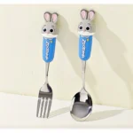 Set 2pc Zootopia - Disney Orignal stainless steel - Spoon+fork - Judy