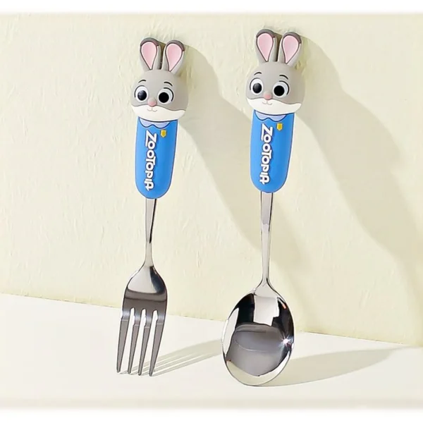 Set 2pc Zootopia - Disney Orignal stainless steel - Spoon+fork - Judy
