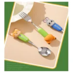 ⁦Set 2pc Zootopia - Disney Orignal stainless steel - Spoon+fork - Judy⁩ - الصورة ⁦6⁩