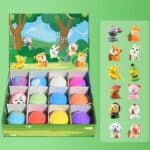 1Pc Random - Bath Bombs for Kids - Colorful Fizzing Balls with Hidden Mini Toys Inside - Animals