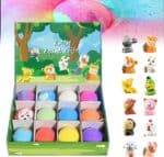 ⁦1Pc Random - Bath Bombs for Kids - Colorful Fizzing Balls with Hidden Mini Toys Inside - Animals⁩ - الصورة ⁦5⁩
