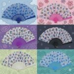 ⁦1Pc Random - Large Folding Hand Fan - Stitch⁩ - الصورة ⁦2⁩