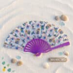 ⁦1Pc Random - Large Folding Hand Fan - Stitch⁩ - الصورة ⁦7⁩