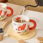 ⁦Luxurious Set Of 5pcs Disney Orignal - Ceramic Dinnerware with Portable Gift Box - Zootopia Nick⁩ - الصورة ⁦5⁩