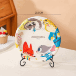 ⁦Luxurious Set Of 5pcs Disney Orignal - Ceramic Dinnerware with Portable Gift Box - Zootopia Judy⁩ - الصورة ⁦4⁩