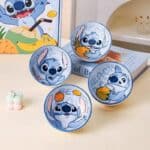 ⁦Set of 4 Pcs Ceramic Bowls 350ml Disney Orignal - Stitch Happy⁩ - الصورة ⁦6⁩