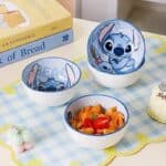 ⁦Set of 4 Pcs Ceramic Bowls 350ml Disney Orignal - Stitch Happy⁩ - الصورة ⁦7⁩