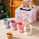 Set of 4 Pcs Ceramic Mug 320ml Disney Orignal - Mickey Family