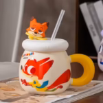 ⁦1Pc Random - Ceramic Mug 500ml Disney Orignal with Lid and Straw - Zootopia⁩ - الصورة ⁦5⁩