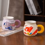 ⁦1Pc Random - Ceramic Mug 500ml Disney Orignal with Lid and Straw - Zootopia⁩ - الصورة ⁦10⁩