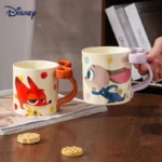 1Pc Random - Ceramic Mug 360ml Disney Orignal with Creative Ribbon – Zootopia