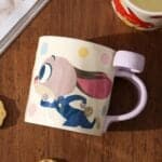 ⁦1Pc Random - Ceramic Mug 360ml Disney Orignal with Creative Ribbon – Zootopia⁩ - الصورة ⁦4⁩