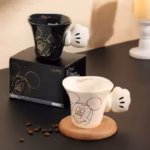⁦1Pc Random - Ceramic Mug 280ml Disney Orignal with Creative Handgrip – Mickey Mouse⁩ - الصورة ⁦6⁩