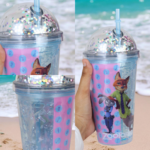 ⁦1Pc Random - Acrylic Ice Cup With Chalemoh - Zootopia⁩ - الصورة ⁦2⁩