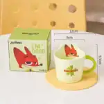 ⁦1Pc Random – Ceramic Mug 300ml Disney Orignal – Zootopia⁩ - الصورة ⁦2⁩