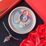 ⁦Creative Pearl Necklace Jewelry With Rose Gift Box and Gift Bag - Red Edition⁩ - الصورة ⁦4⁩