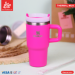 Stanley Quencher H2.O Tumbler With Handle 600ml - Fuchsia