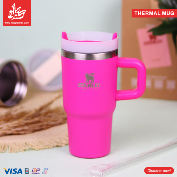 Stanley Quencher H2.O Tumbler With Handle 600ml - Fuchsia