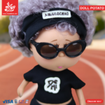 ⁦Hard Rubber Doll Potato With Music Barbie 22Cm - Style 1⁩ - الصورة ⁦2⁩