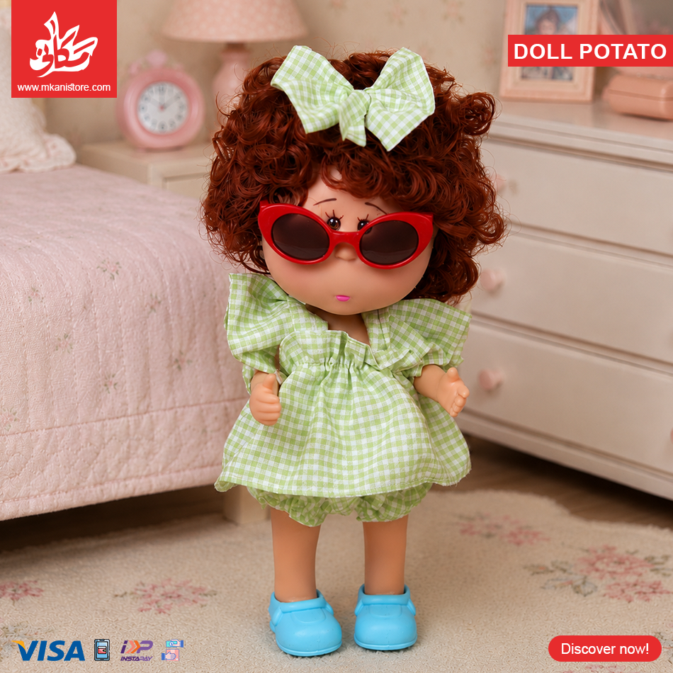 59 Hard Rubber Doll Potato With Music Barbie 22Cm - Style 4 - الصورة 1