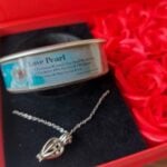 ⁦Creative Pearl Necklace Jewelry With Rose Gift Box and Gift Bag - Red Edition⁩ - الصورة ⁦6⁩
