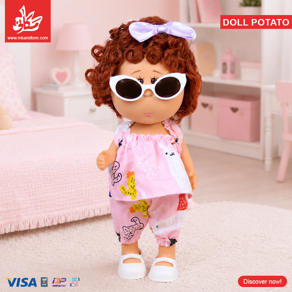 61 Hard Rubber Doll Potato With Music Barbie 22Cm - Style 5 - الصورة 1
